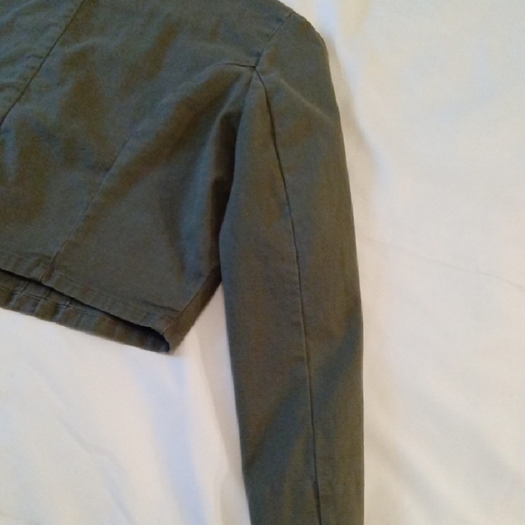 City Streets Olive Women's Utility Jacket - Picture 4 of 8